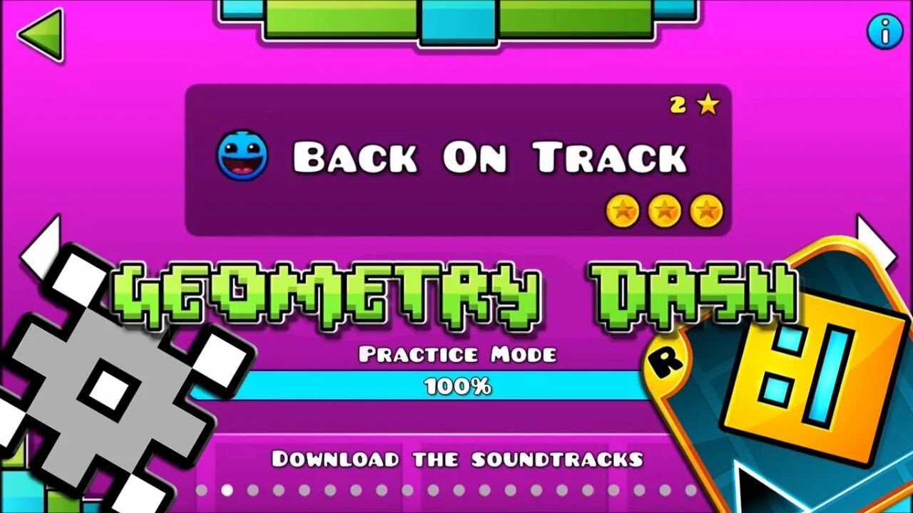 Dashed back. Геометрии Даш back on track. Уровень в Geometry Dash back on track. Back on track геометрия Даш исполнитель. Геометрии Даш back on track 10%.