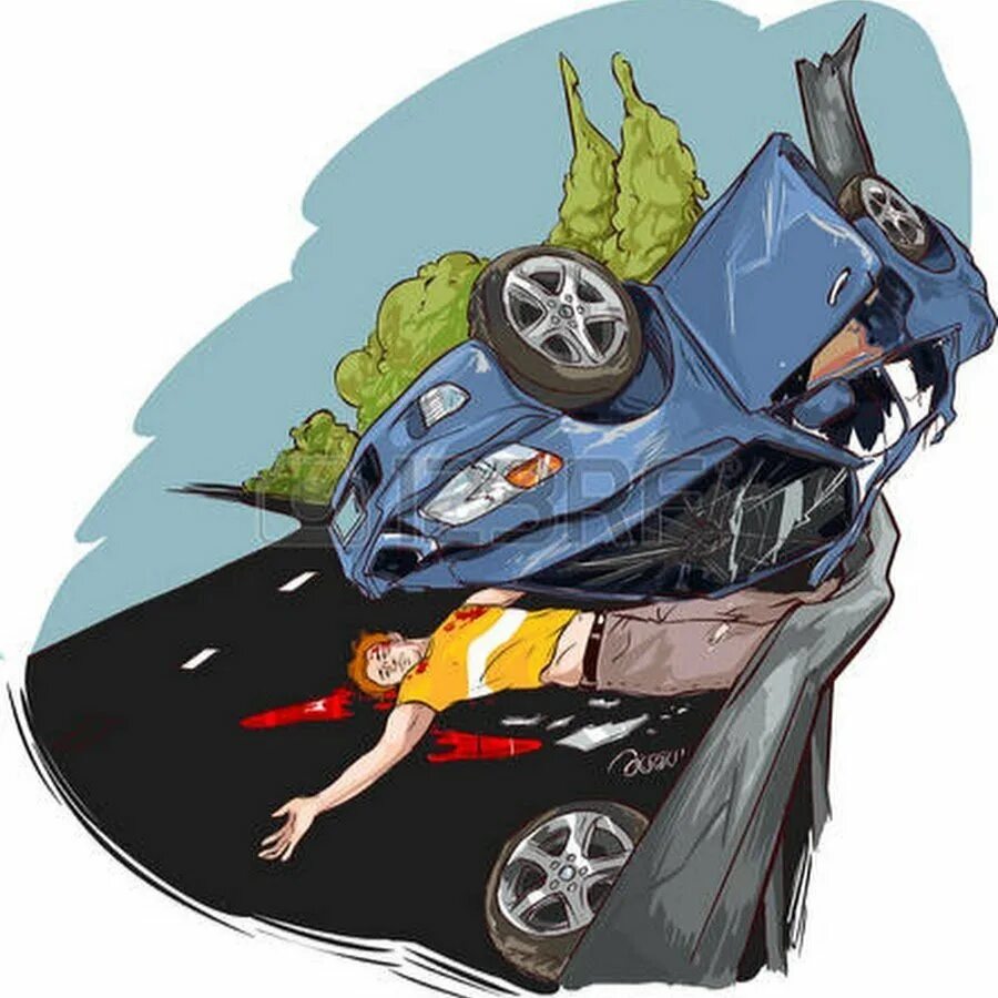 I crashed my car into the bridge