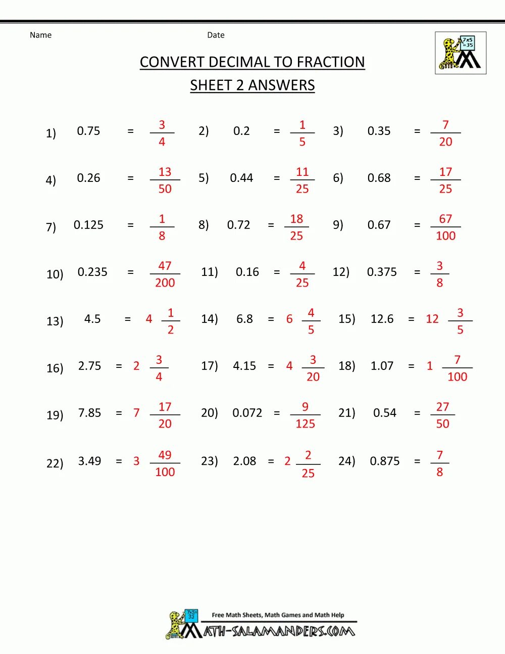 Decimal fraction. Fractions to decimals worksheet. converting fractions to decimals. fraction to decimal. fractions to decimals decimals to fractions worksheet.