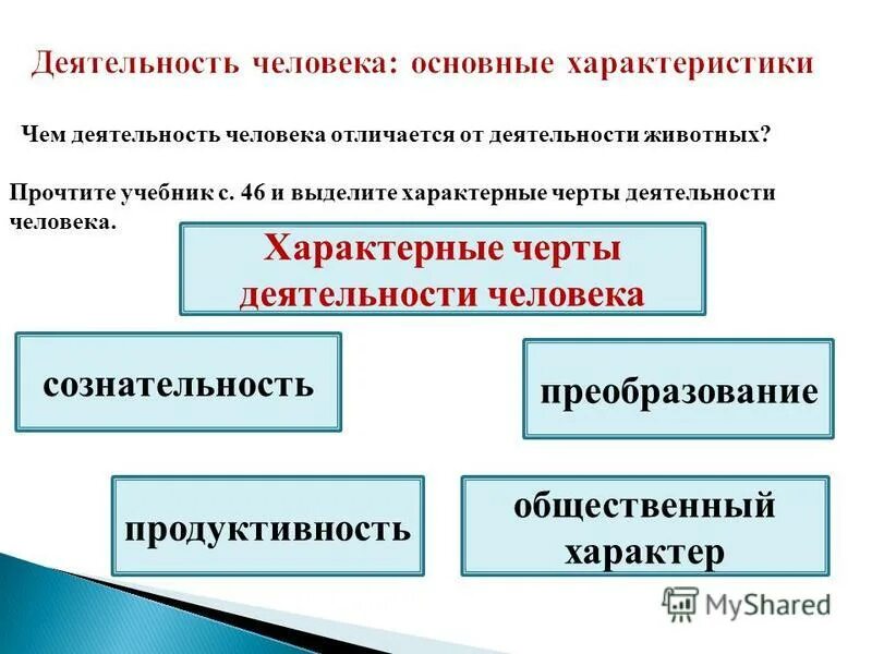 Схема виды деятельности обществознание 10 класс. Особенности труда как деятельности. Человек и его деятельность. Отличительные особенности человека. Охарактеризуйте вид деятельности труд.