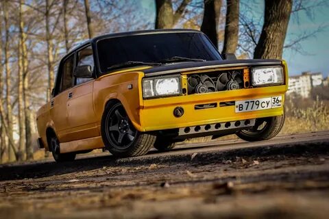 Ваз 2107 желтая