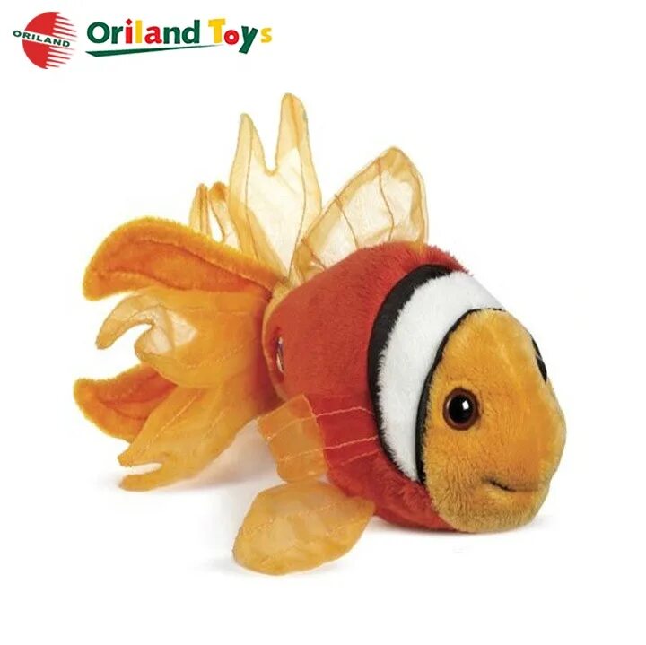 Плюшевая Золотая рыбка. Игрушка рыба-клоун оранжевая Keenway. Мягкая игрушка рыбка. Игрушечные рыбки мягкие.