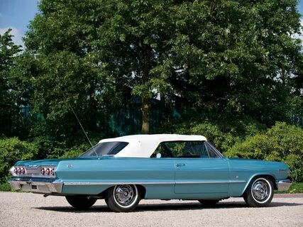 1963 Chevrolet Impala-SS Convertible cars classic wallpaper.