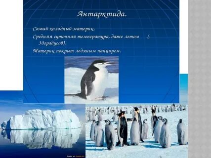 На каком материке очень холодно