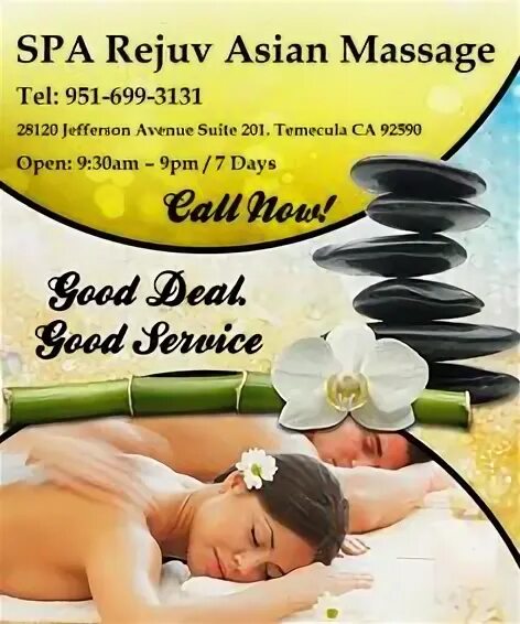 Hid asian massage. Temecula massage Envy.