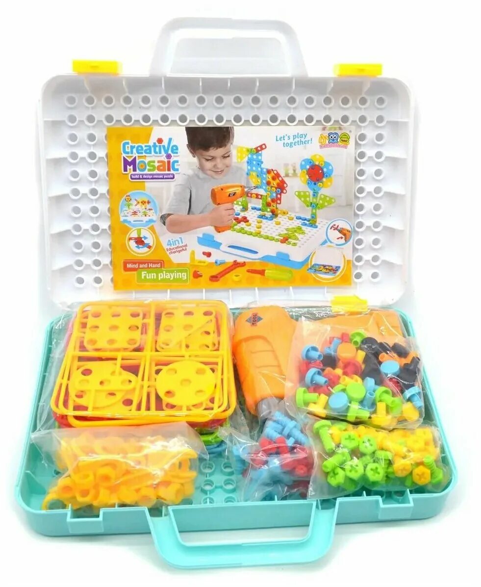 конструктор-мозаика creative magic panel 151 деталь. конструктор мозаика creative mosaic. конструктор-мозаика с отверткой creative mosaic, 234 детали. детский конструктор creative mosaic 234 детали. детский конструктор creative mosaic 234 детали.