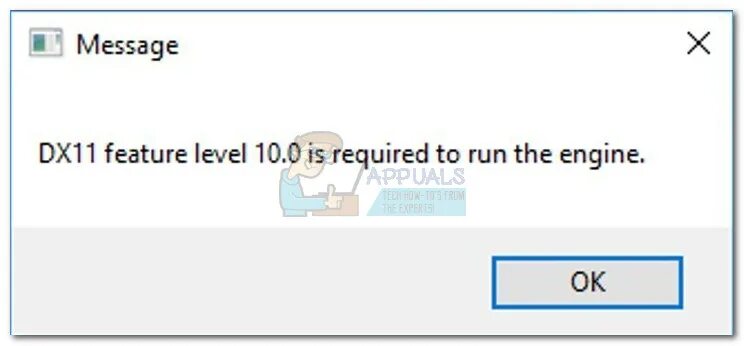 Dx11 ошибка. Dx11 feature Level 10.0 is required to Run the engine. Ошибка dx11 feature Level 10.0 is required to Run the engine. DX 11 feature Level 10.0 is required Run the engine решение. Dx11 level 10.0