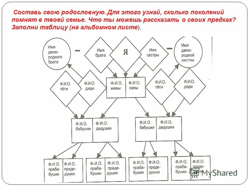 Имя человека по отцу. Составить свою родословную. Как считать поколения в семье. Как считается поколение в семье. Анкета для родословной.