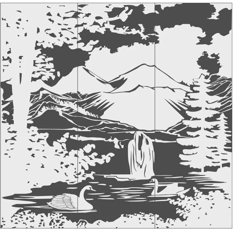 Силуэты природы. Силуэт дерева. Трафарет бамбук. Трафарет природа. Пейзаж силуэт.