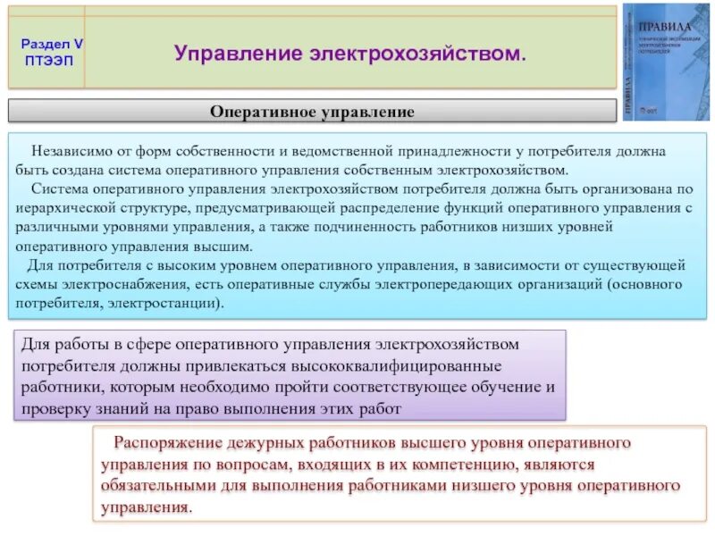 Оперативное управление заключение