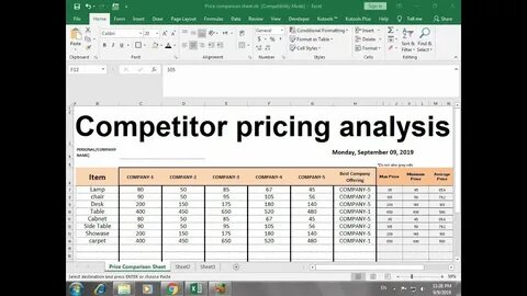Price competitor