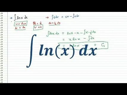 Интеграл 1 lnx