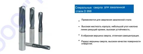 Сверло для каленой стали