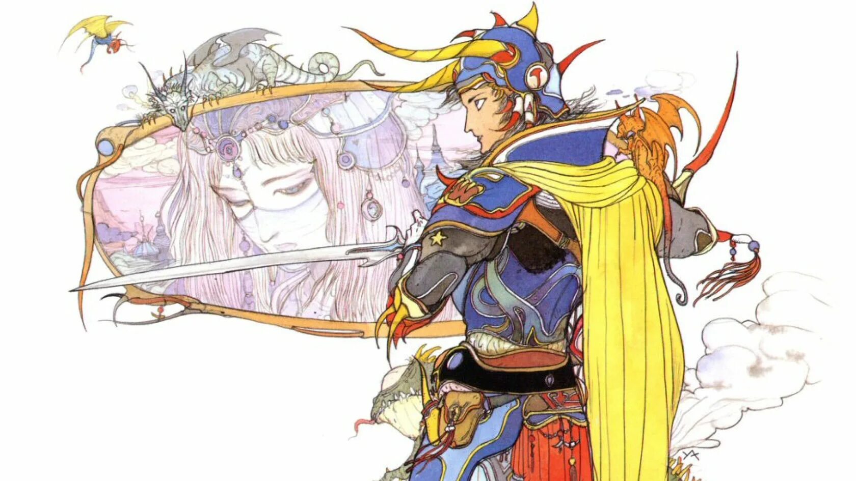 Final fantasy 1. Final fantasy 1 art. ёситака амано final fantasy iii арт. yoshitaka amano final fantasy vi. yoshitaka amano final fantasy 2 minwu.