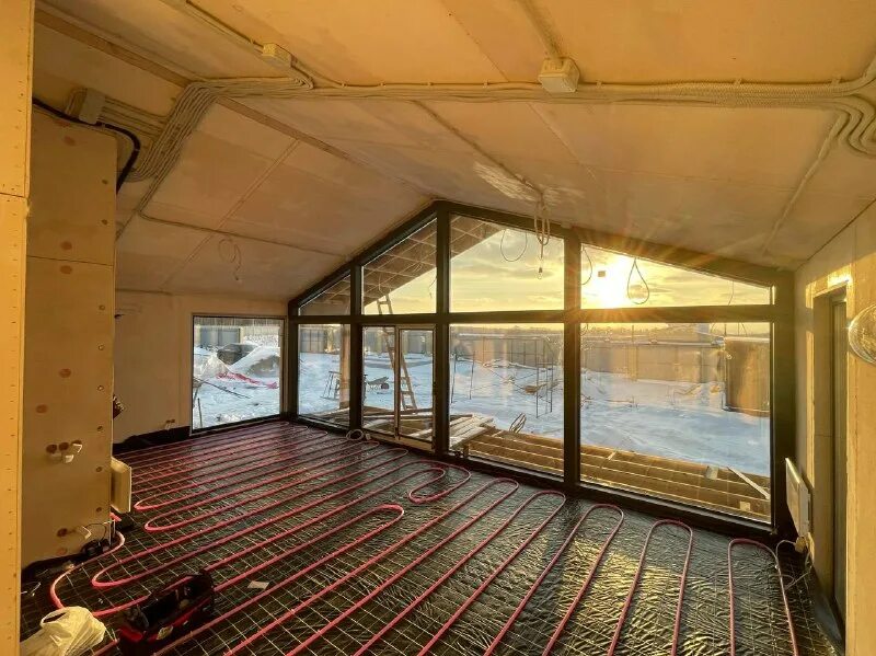 Конвекция теплого пола. Распределение тепла от теплого пола. Газовая тепловая пушка без электричества. Отопление гаража. Дом с воздушным отоплением.