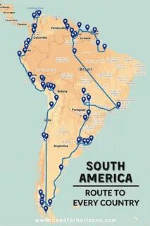 South America route: every country in 6 months - Head for Horizons South america