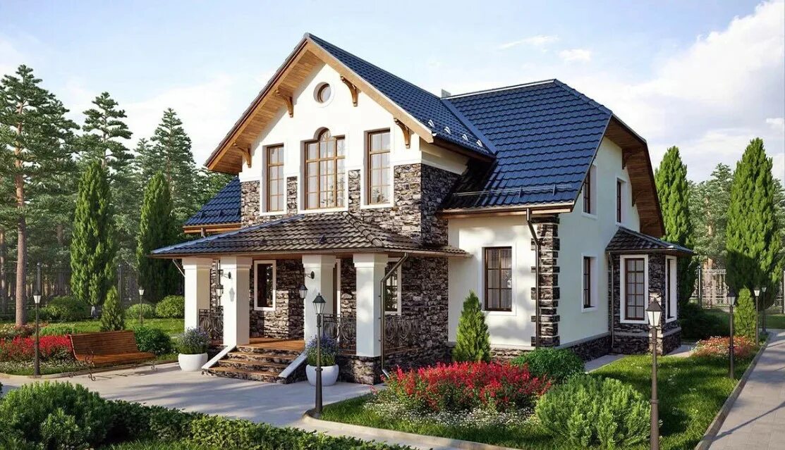 Строительство коттеджей ask vrn stroy ru. Красивые коттеджи. Красивые фасады домов. Проекты красивых коттеджей. Красивые Загородные дома.