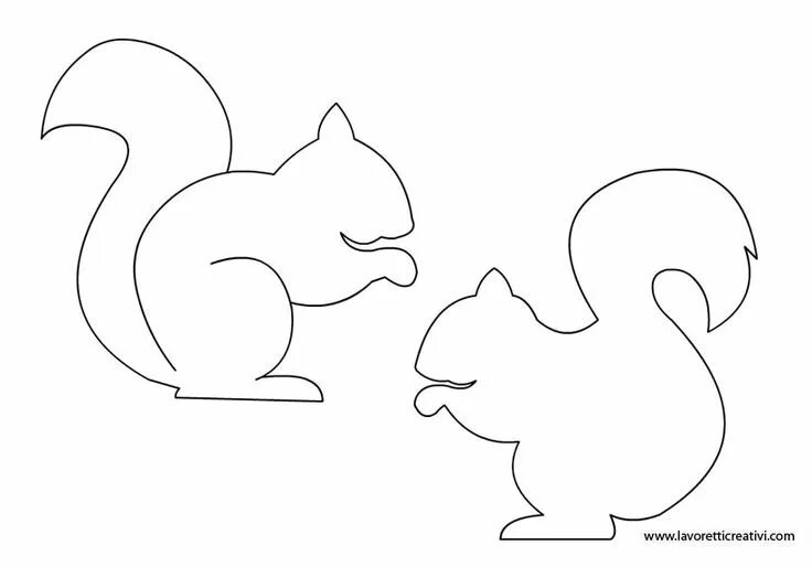 Red Squirrel applique template PDF applique pattern Etsy Applique templates, App