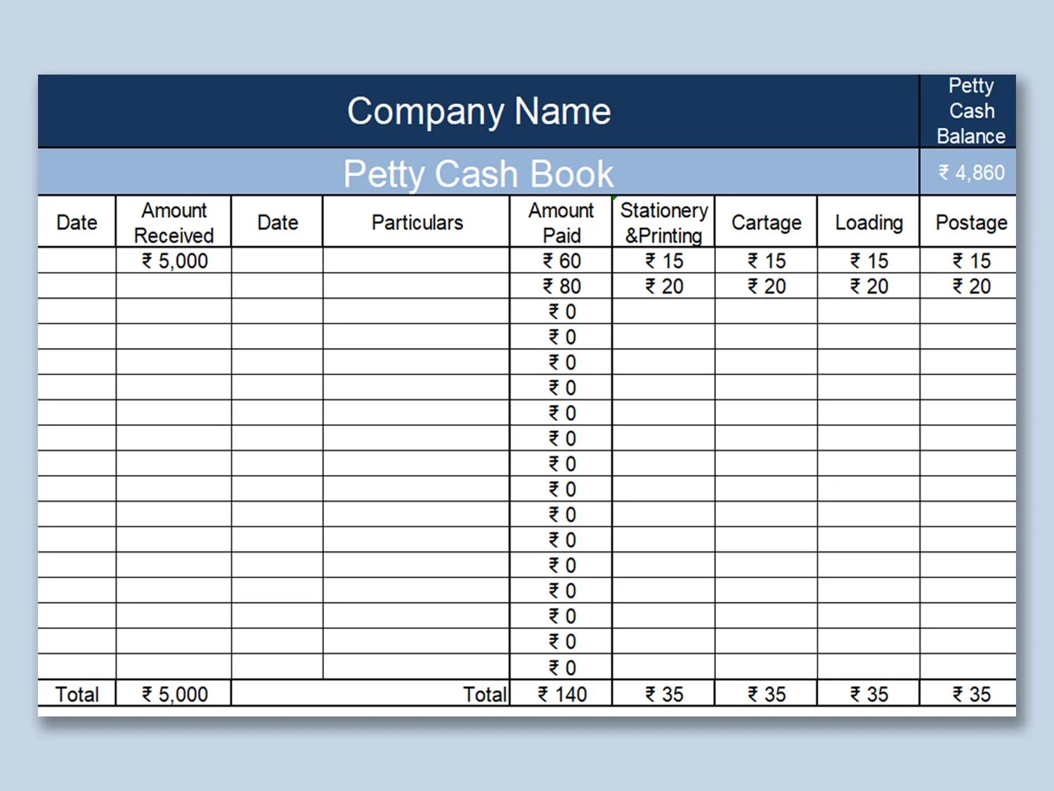 Excel book