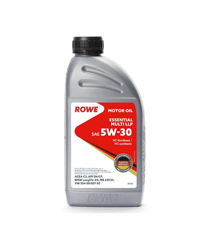 Rowe sae 5w 30. Rowe Essential 5w-30. Моторное масло Rowe 5w40. Rowe Essential SAE 5w-30 MS-c3. Rowe Essential Multi LLP SAE 5w-30.