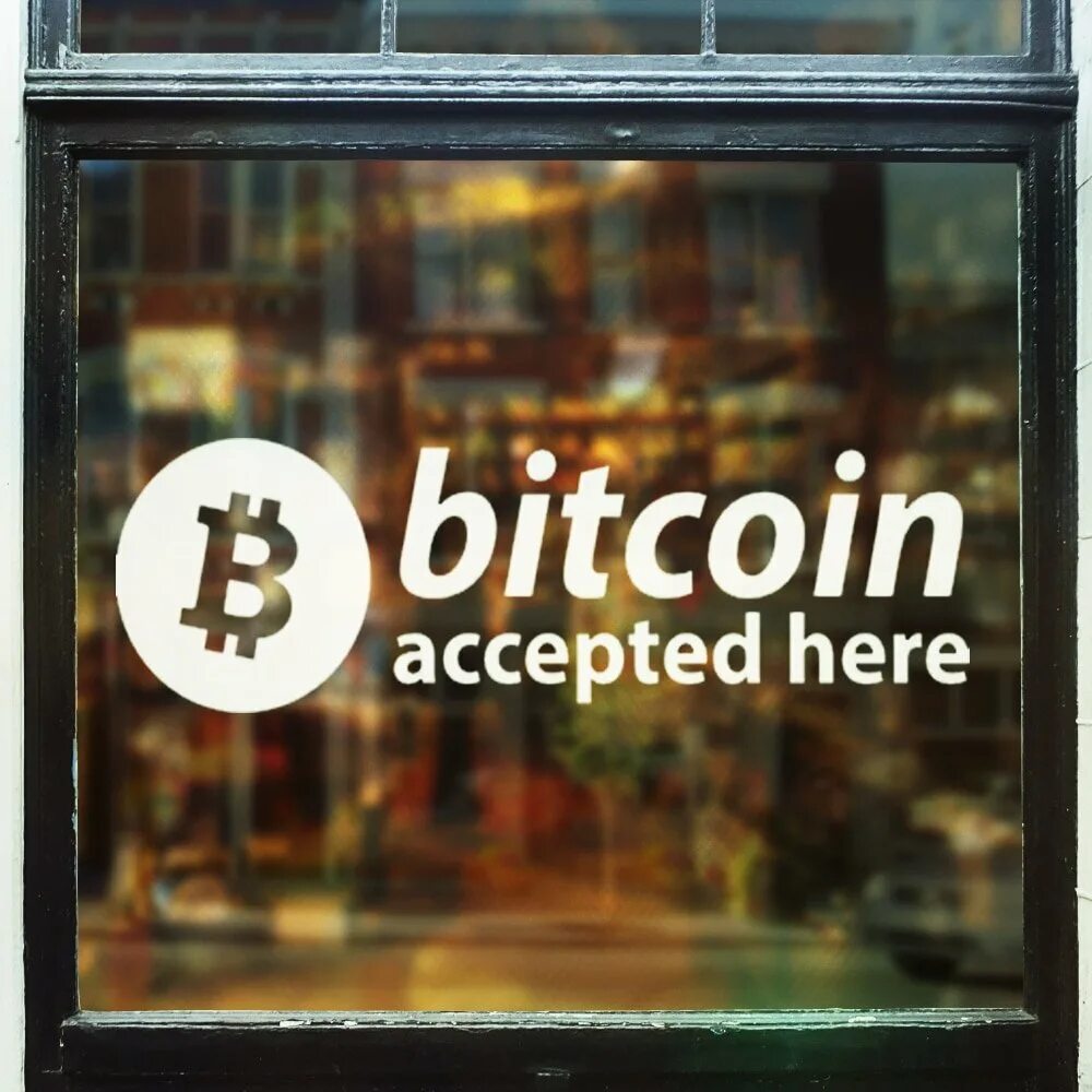 Accept here. Bitcoin accepted. bitcoin accepted here. we accept bitcoin.