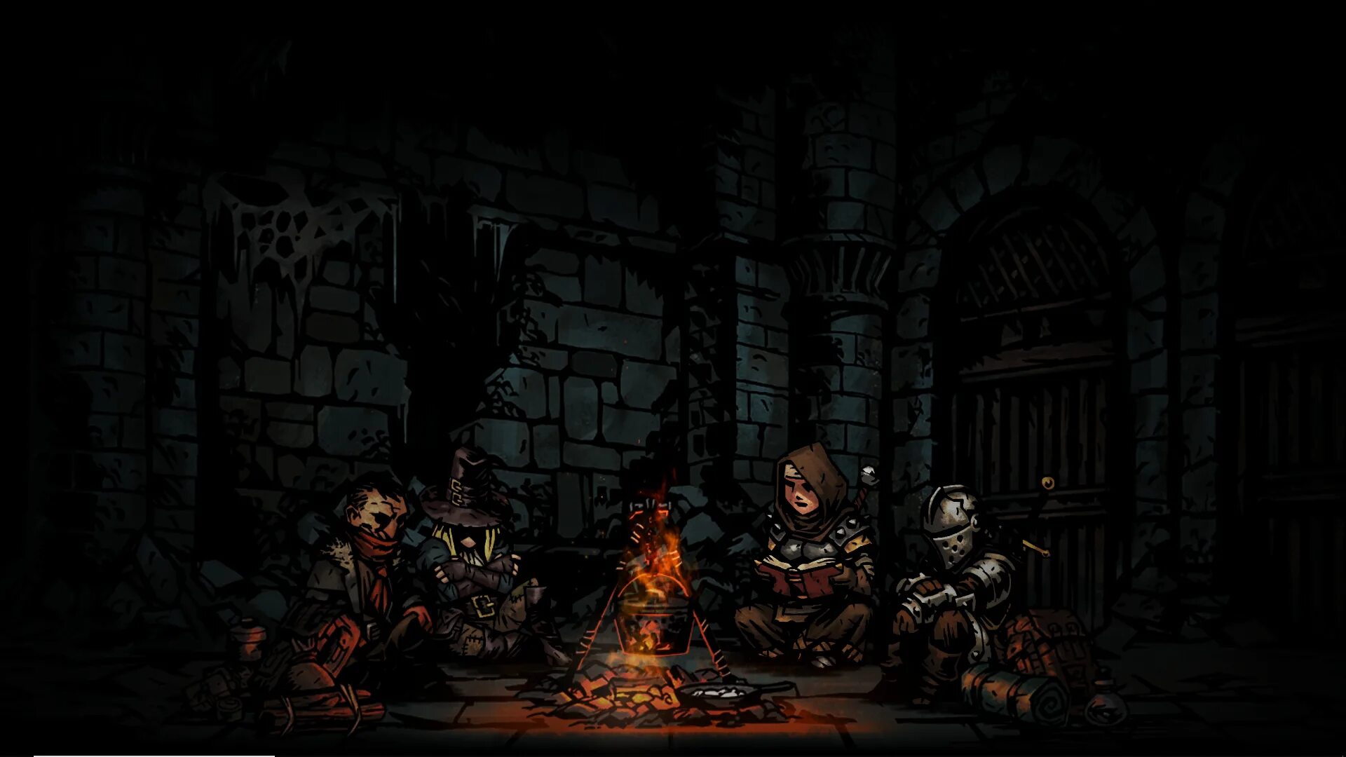 Гифки Darkest Dungeon. Чумной доктор даркест данжен 2. Darkest Dungeon привал арт. Darkest Dungeon привал. Темнота подземелий