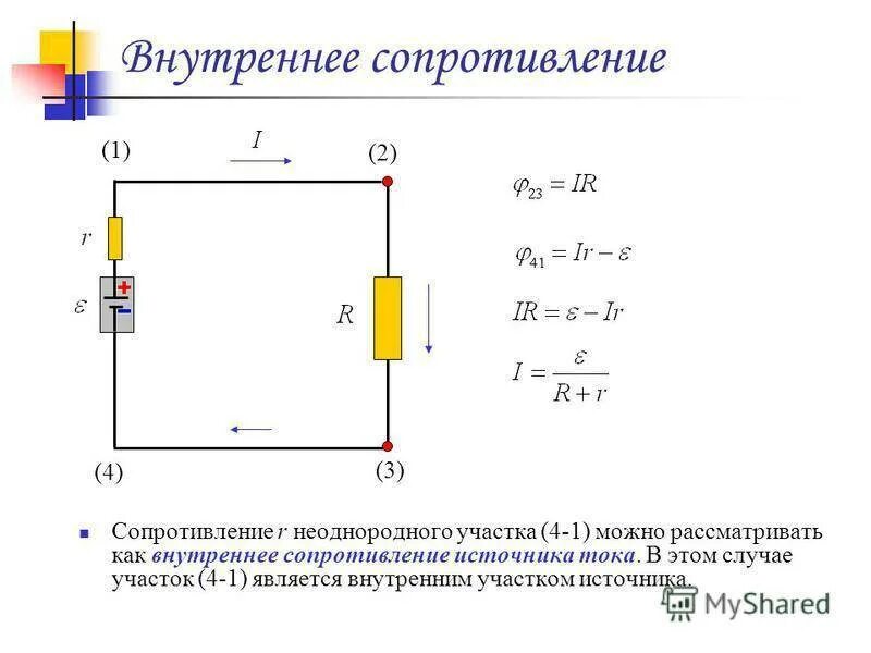 Конечное внутреннее сопротивление. Формула нахождения внутреннего сопротивления источника тока. Внутреннее сопротивление источника энергии формула. Рассчитать внутреннее сопротивление источника тока. Как посчитать внутреннее сопротивление источника.