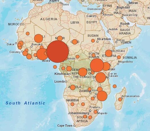 Максимальная плотность африки. Карта плотности населения Африки. Намибия плотность населения на карте. Карта Африки физическая с плотностью населения. Страны в Африке с максимальной плотностью.