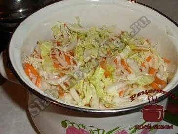 Пекинская капуста с рисом в мультиварке