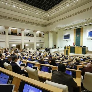 Заседание парламента грузии