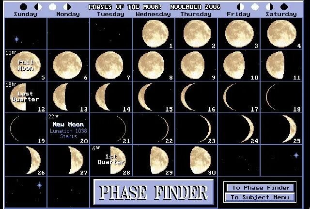 Какая луна будет ноября. Луна в 2006 году. Луна 1 2006 года. Луна 01.11.2006. Луна 18 ноября 2006 года.