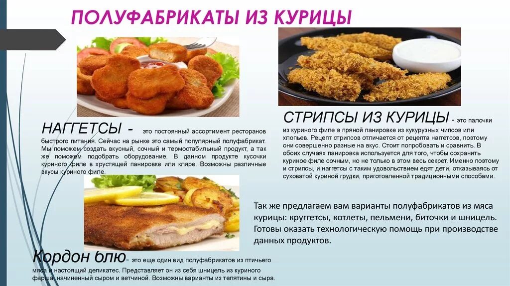Приготовление полуфабрикатов из филе птицы. Технологическая карта приготовления наггетсов из курицы. куриные стрипсы технологическая карта. полуфабрикаты из курицы. ассортимент полуфабрикатов из мяса птицы.