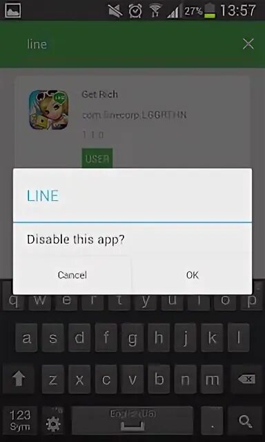 Disable application. Disable app apk mod.