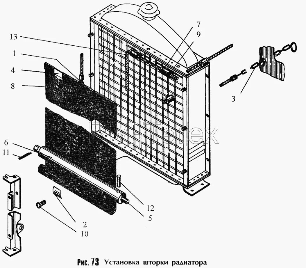 Крепление радиатора мтз. Кронштейн управления шторкой радиатора МТЗ 80. Крепление шторки радиатора МТЗ 80. Шторка радиатора крепёж МТЗ 82. Шторка радиатора Scania 440.