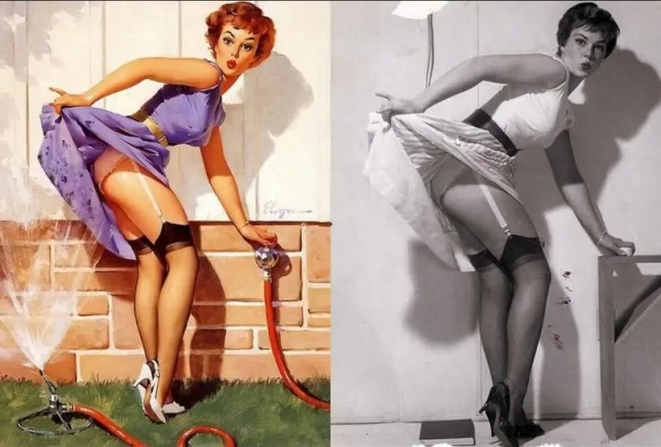 Пин ап pin up vs top. Художник джил элвгрен пин-ап. джил элвгрен 1961. морячка джил элвгрен. гил элвгрен 60-х годов.