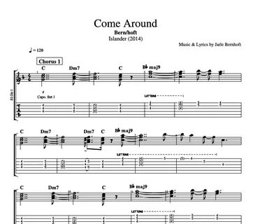 Piano sheet music