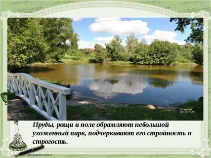 Пруд роща
