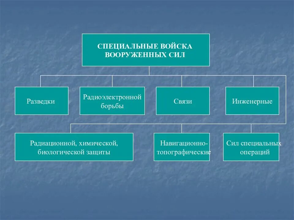 Вооруженные силы какие войска относятся. Состав специальных войск Вооруженных сил РФ. Структура специальных войск. Структура Вооруженных сил РБ. Структура войск специального назначения.