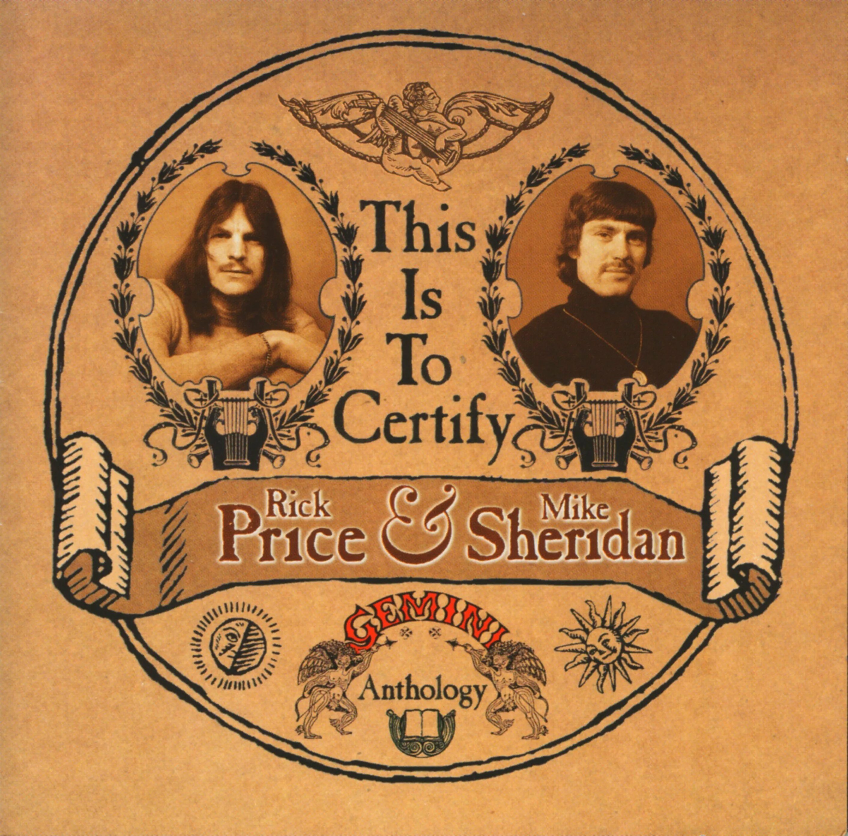 This is to certify. Anthology. рик прайс. this is to certify that.