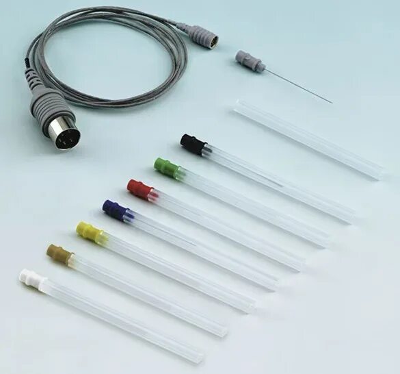 Игольчатые электроды для ЭМГ. Электрод одноразовый концентрический игольчатый в50600. Накожные электроды для ЭМГ. Игольчатые электроды для миографии.