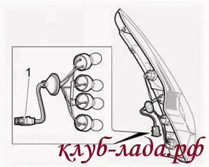 Как снять задний фонарь калина хэтчбек. Что за болт где крепление задних фонарей калина 2 универсал.