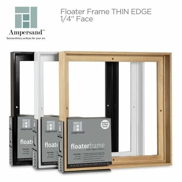 Floating frame. Floater frame. float frame. floater frame black.