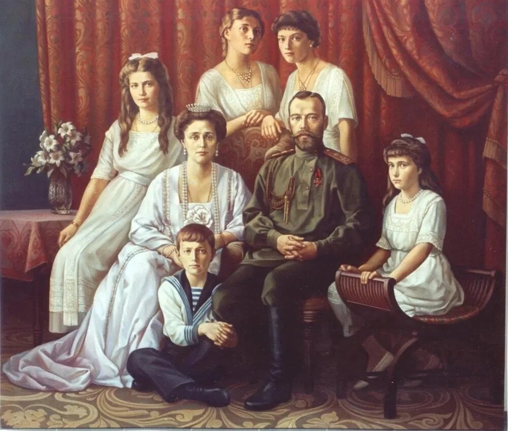 Семья Николая 2. Семья Николая 2 Романова. Nikolay 2 semya.