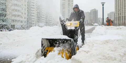 Снег очищает воздух