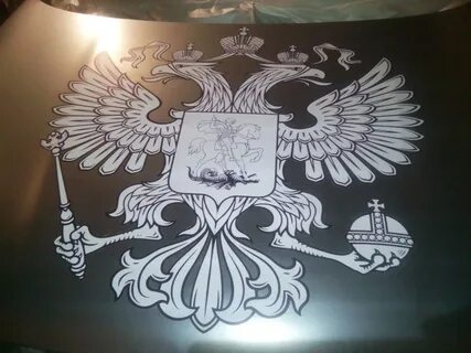 Орел россией на машину