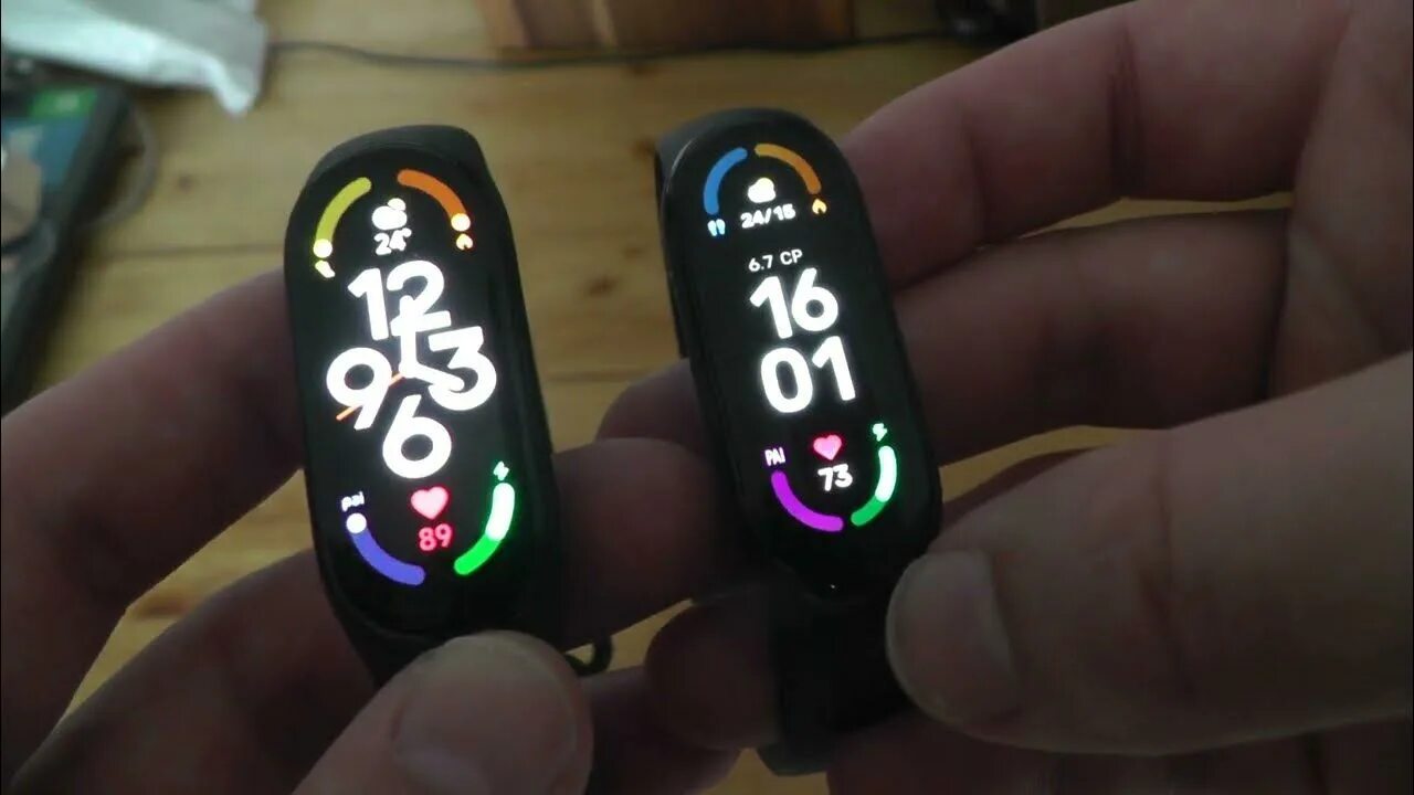 Сравнение mi band 7