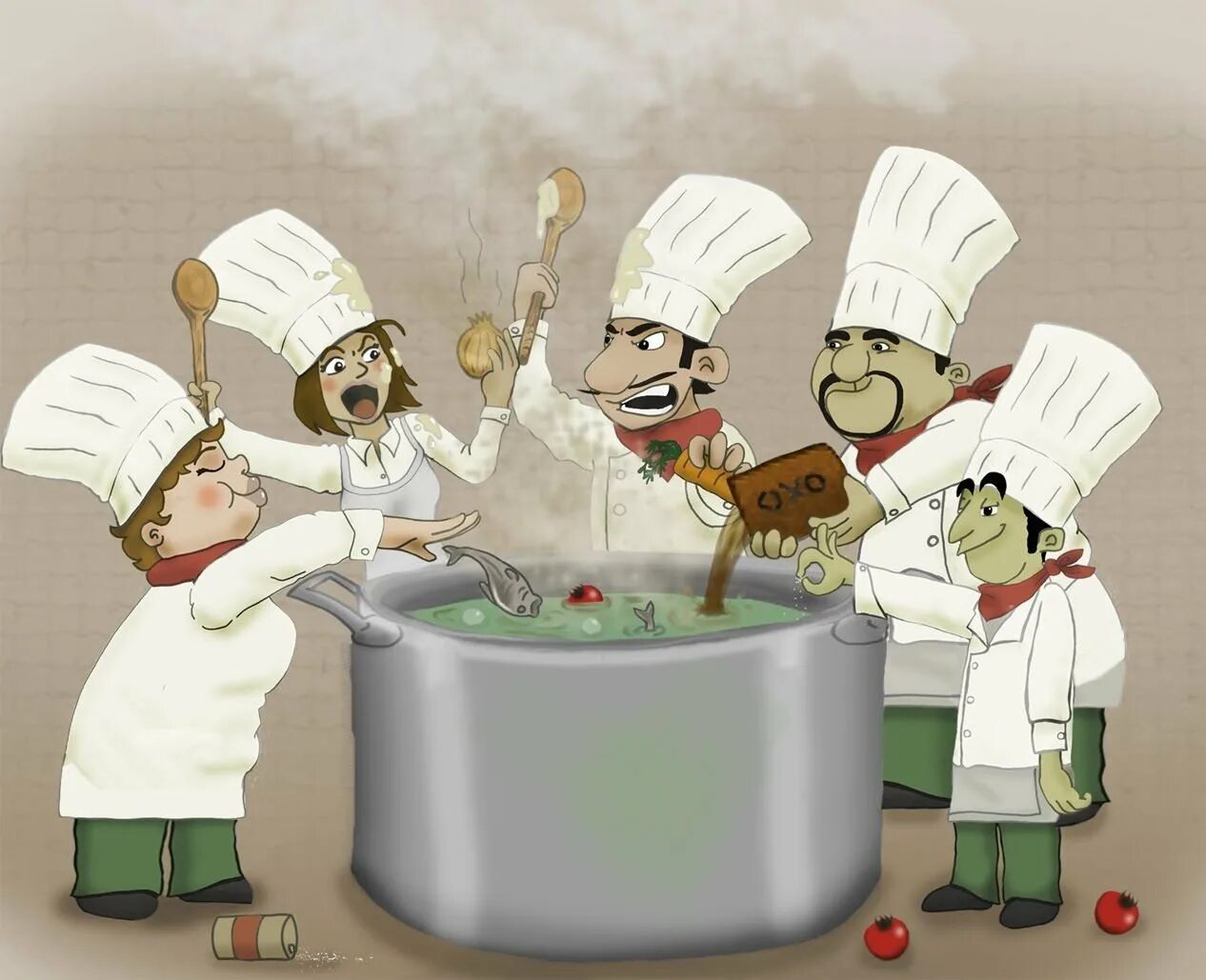 Карикатуры на поваров. Повар карикатура. Рисунки поваров прикольные. Мультяшные повара.