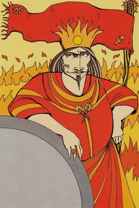 Король посохов таро. King of wands таро. король жезлов колдовское таро. скипетр короля. карта король жезлов.
