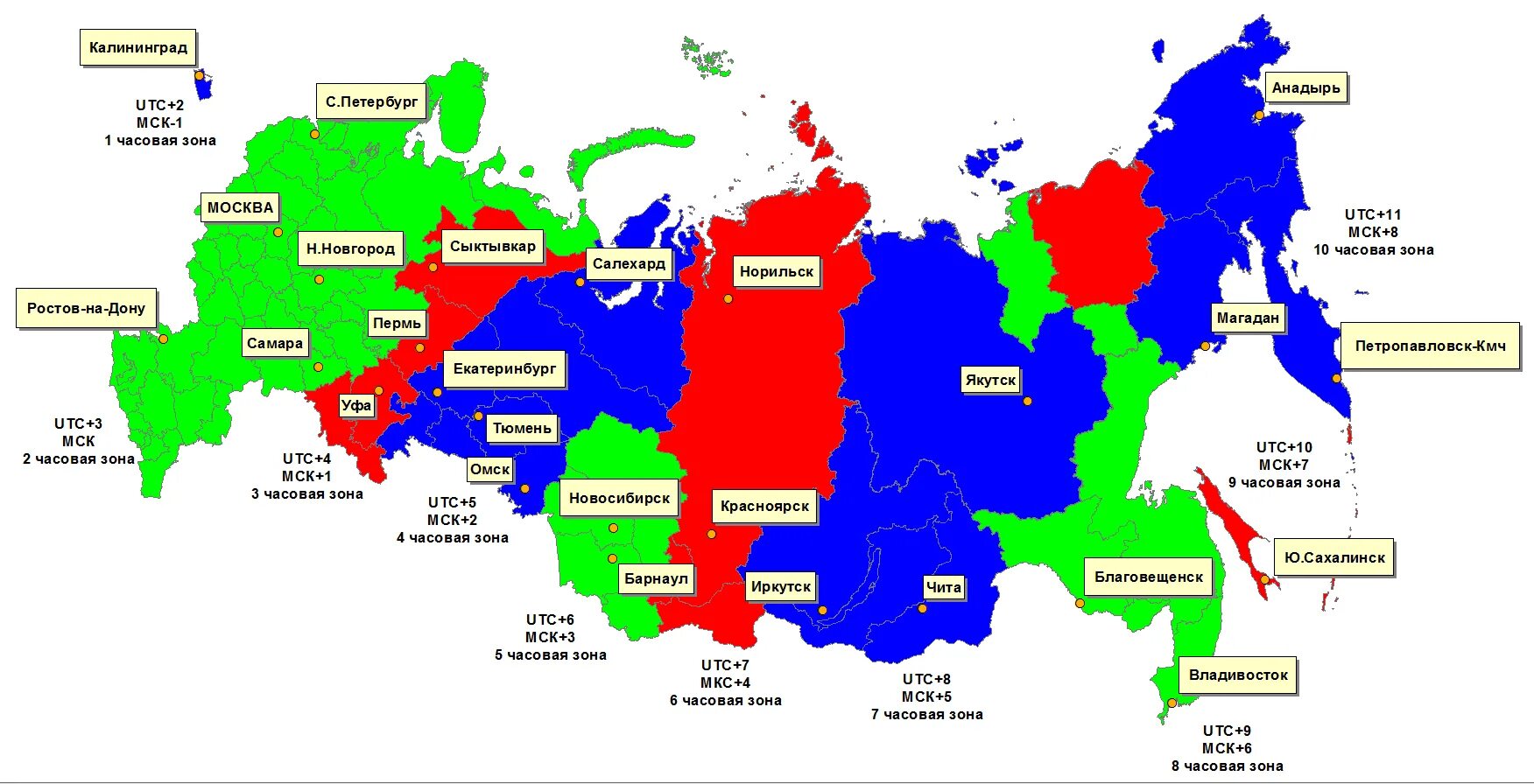 Московское utc 3