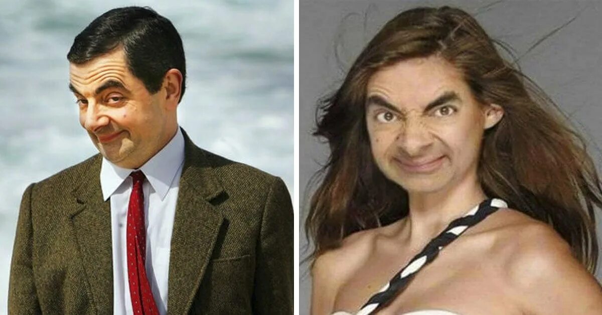 девушка мистера бина. роуэн аткинсон 2013. смешные актеры. девушка мистера бина. роуэн аткинсон в роли гермионы грейнджер.